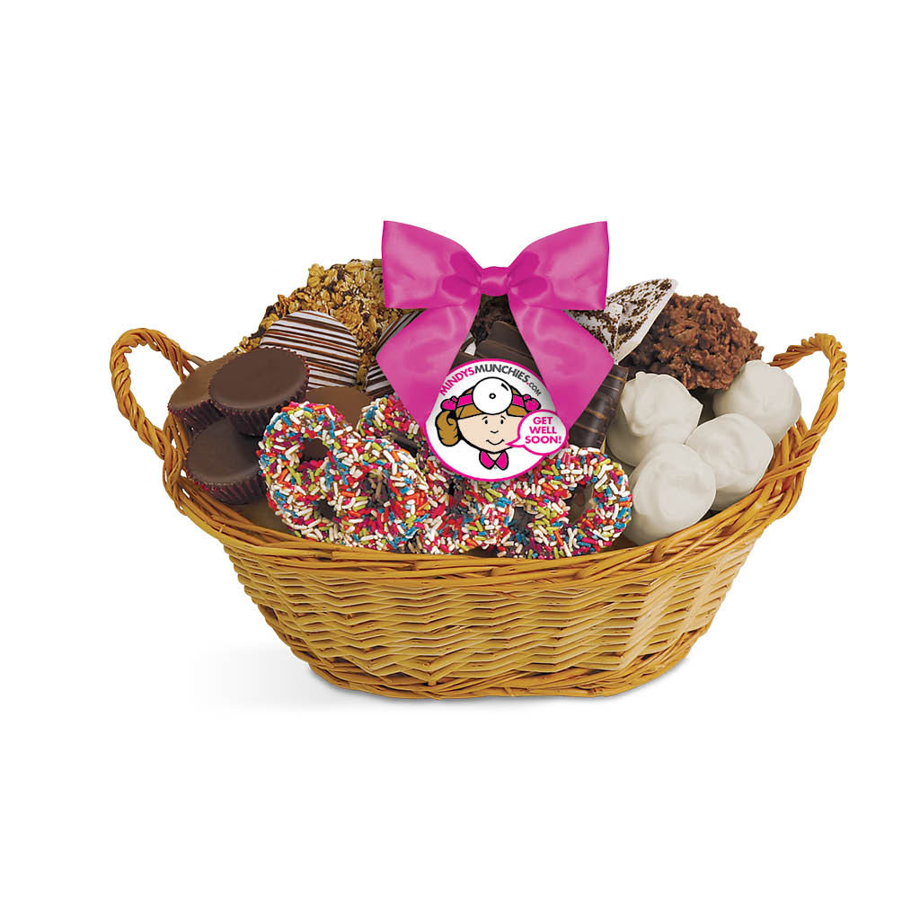 Get Well Soon Chocolate Assortment Gift Basket